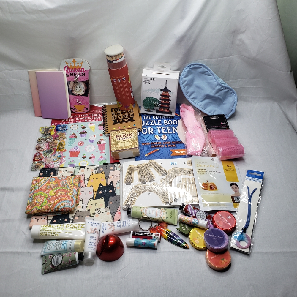 Tweens/Young Teens Care Package Activities Journals Body Care Bundle
